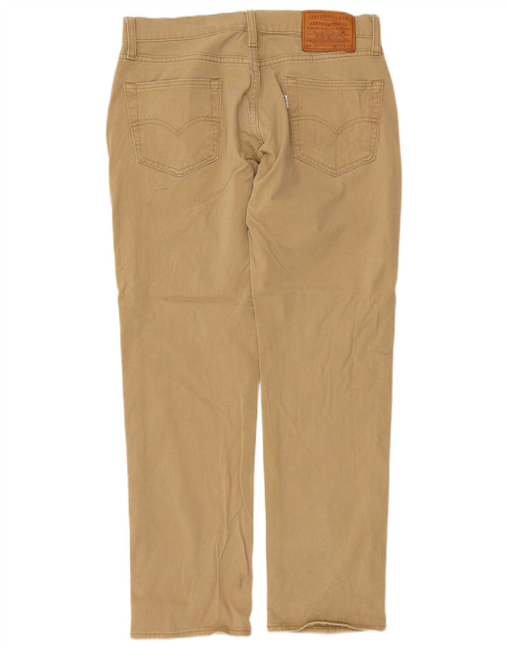Levi's Uomo 511 Pantaloni Casual Slim W30 L30 Cotone Beige