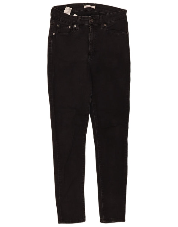 Jeans skinny a vita alta Levi's 721 da donna W29 L30 cotone nero