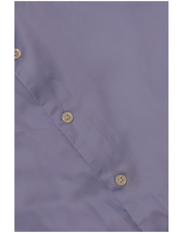 REISS Mens Slim Fit Shirt Medium Blue Cotton