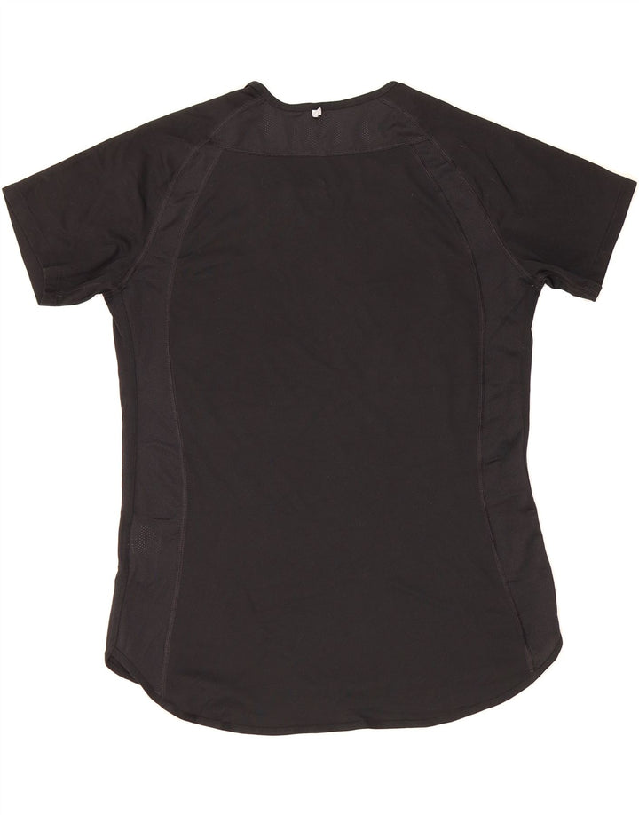 NIKE Womens Dri Fit T-Shirt Top UK 16 Large Black Polyester Vintage Nike and Second-Hand Nike from Messina Hembry 