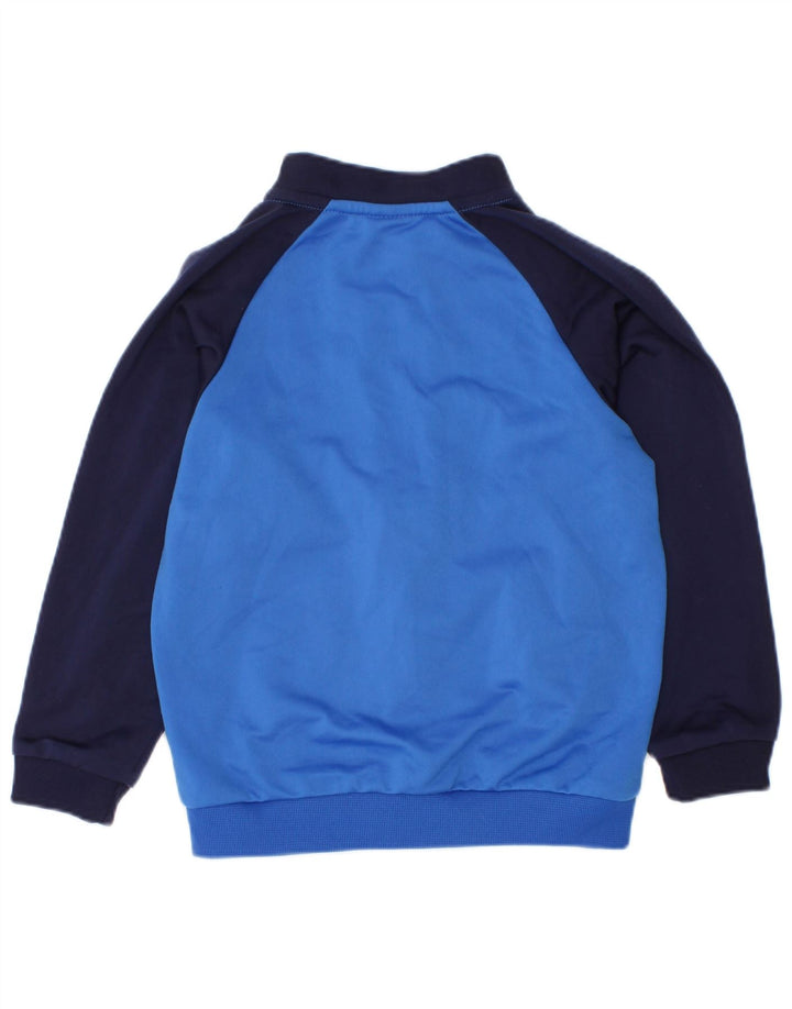 Giacca da tuta grafica da ragazzo Puma 2-3 anni in poliestere color block blu