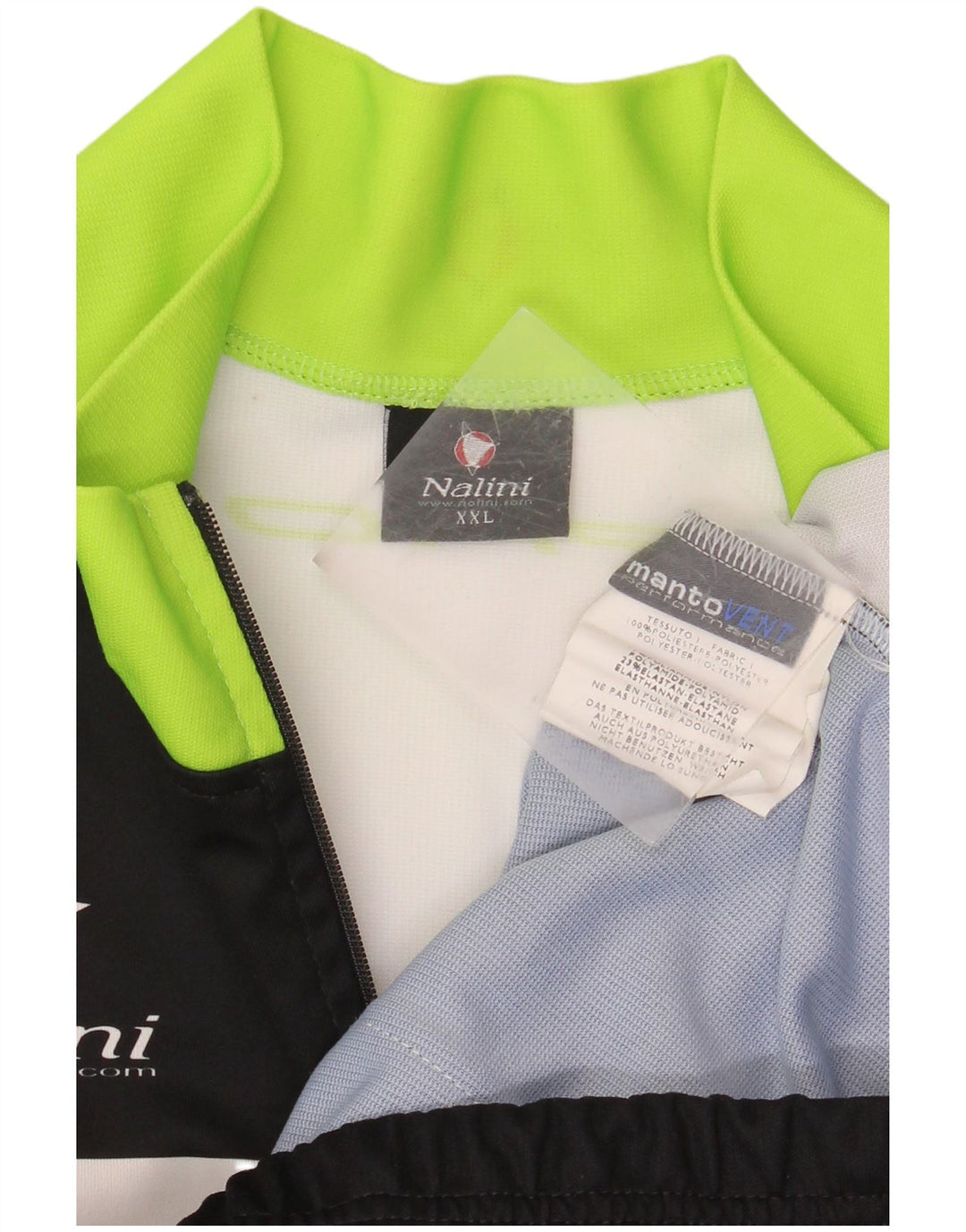 Giacca da tuta grafica da uomo NALINI 2XL poliestere color block nero