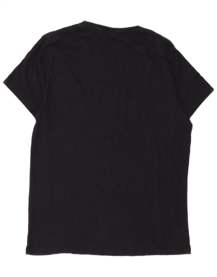 JACK WILLS Maglietta da uomo Top Large in cotone nero