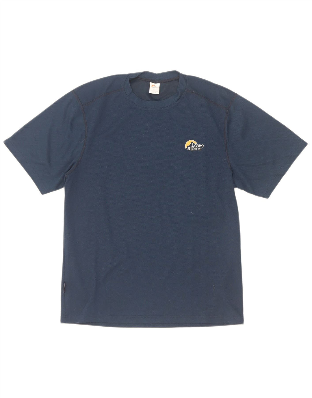 T-shirt da uomo Lowe Alpine Top Small in poliestere blu navy