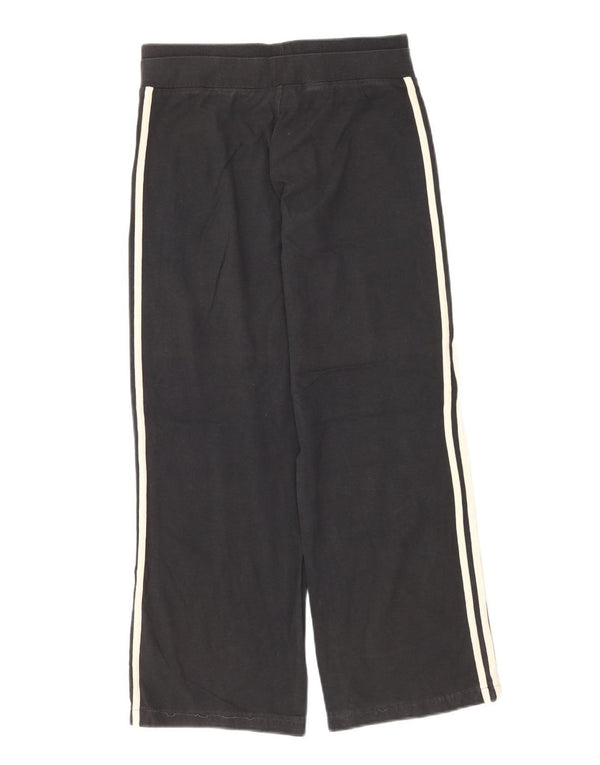 Pantaloni della tuta da donna Adidas UK 10 piccoli in cotone nero