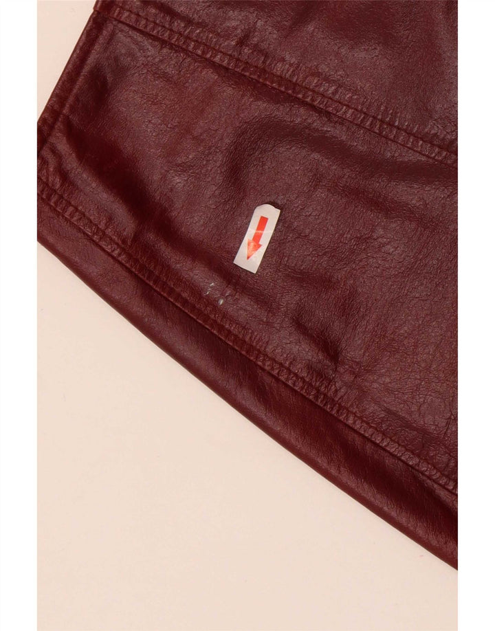 Minigonna in pelle da donna Conbipel IT 44 media W27 pelle marrone