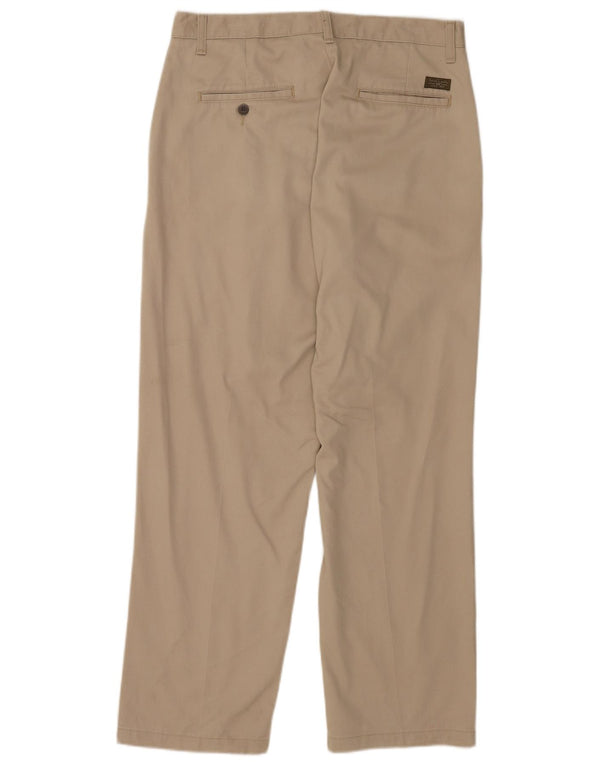 Pantaloni chino dritti da uomo Lee W33 L30 in cotone beige