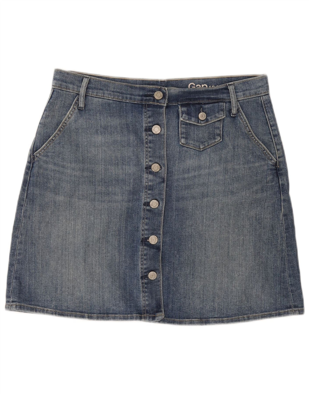 Gonna denim da donna GAP W29 cotone blu medio