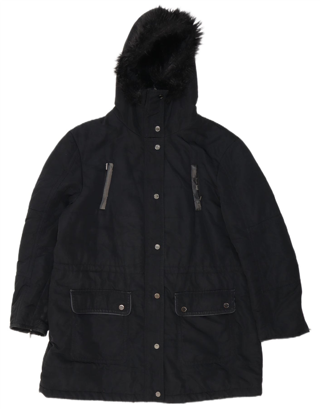 Giacca Parka con cappuccio Autograph da donna Marks & Spencer UK 18 XL Nera