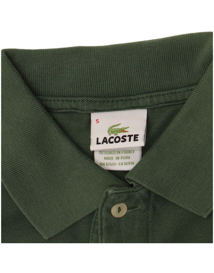Polo da uomo LACOSTE taglia 5 grande verde