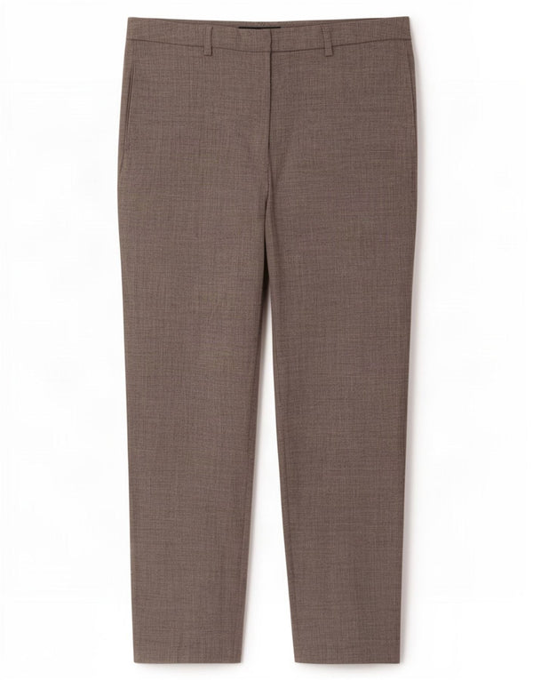Pantaloni chino dritti da donna Marks & Spencer UK 16 Large W34 L30 Grigio