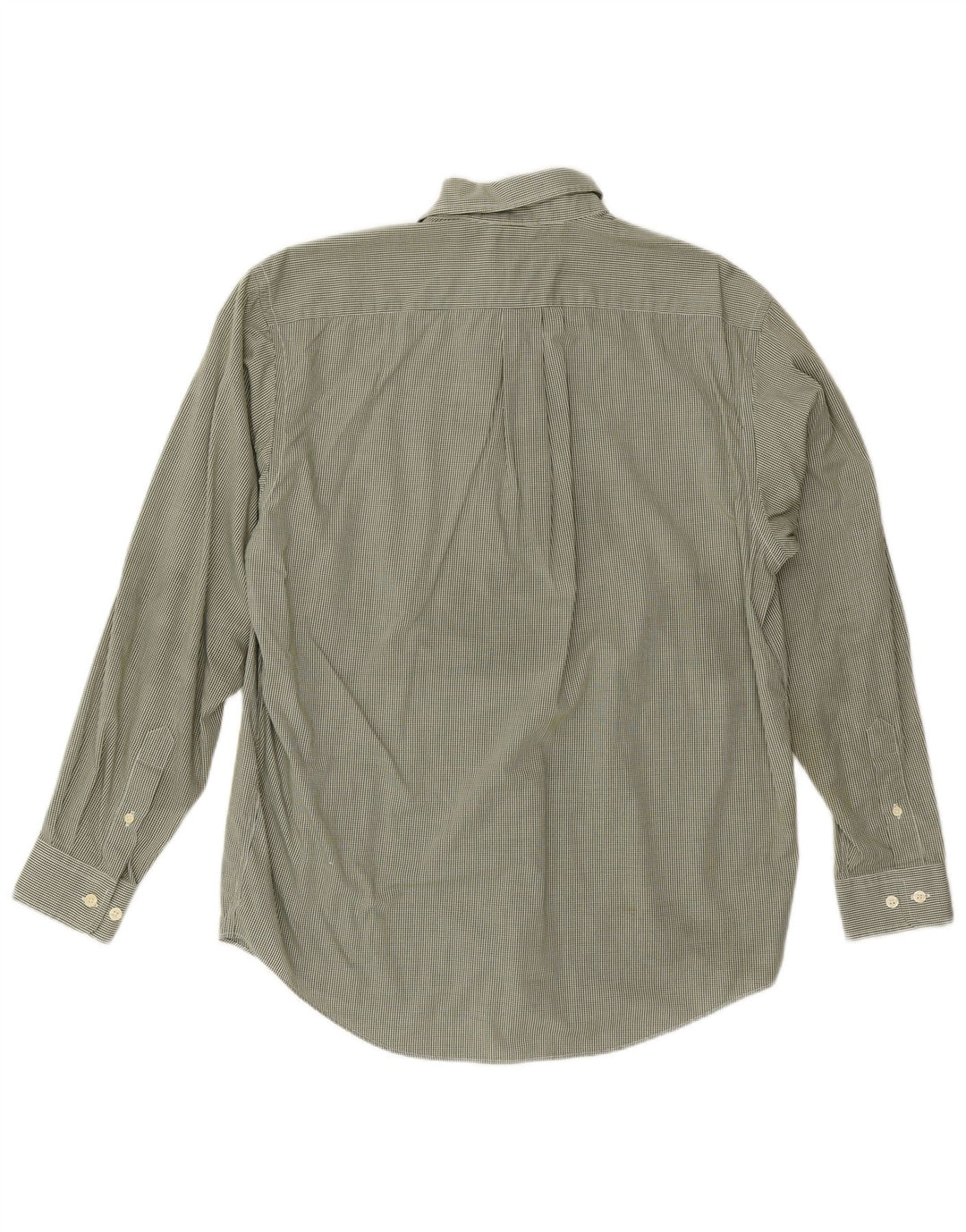 Camicia da uomo Eddie Bauer classica in cotone a quadretti verde medio