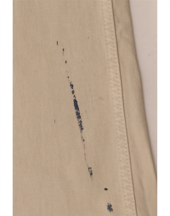 Jeans corti da donna Zara EU 40 medi W30 L25 bianco sporco