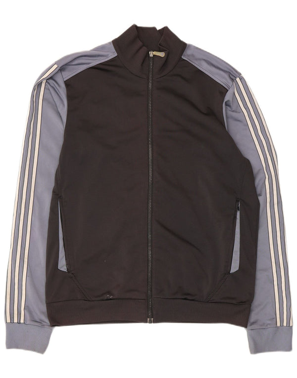 Giacca da tuta da uomo Adidas UK 40/42 Medium Black Colourblock