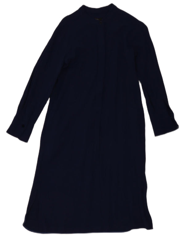 Max Mara Abito lungo a maniche lunghe da weekend da donna UK 14 Medio Blu navy