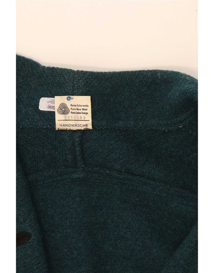 Giacca blazer doppiopetto oversize da donna vintage EU 38 verde medio