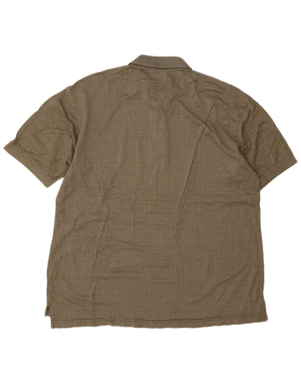 Polo da uomo Izod XL in cotone geometrico kaki