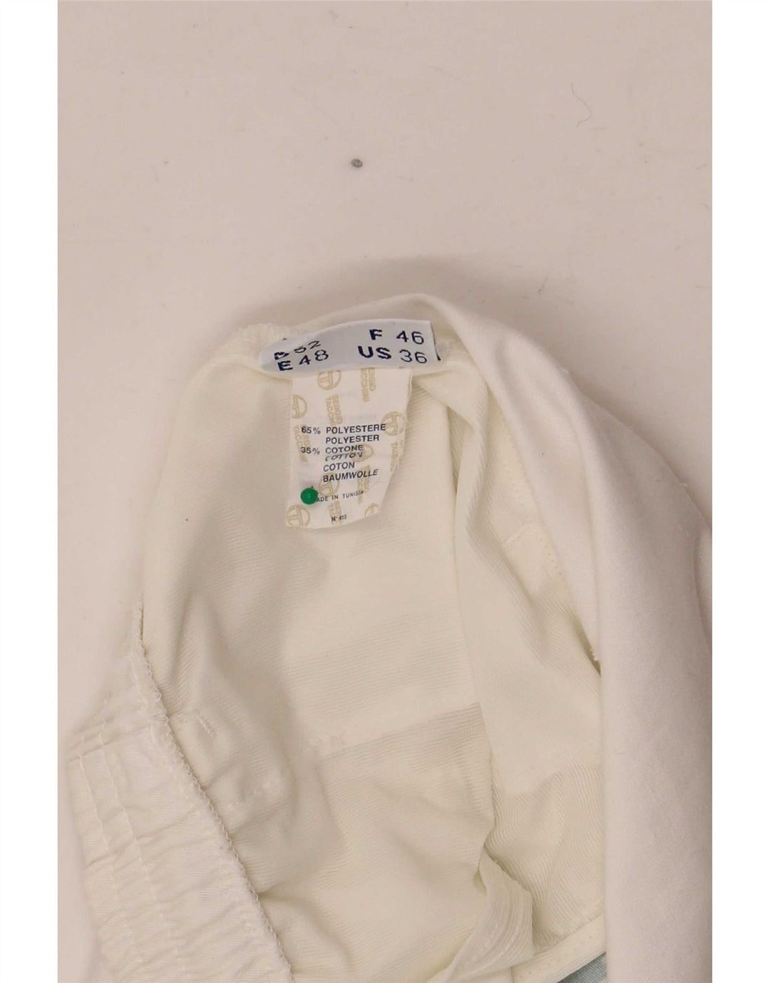 Pantaloncini sportivi grafici da uomo Sergio Tacchini IT 52 Large Poliestere bianco