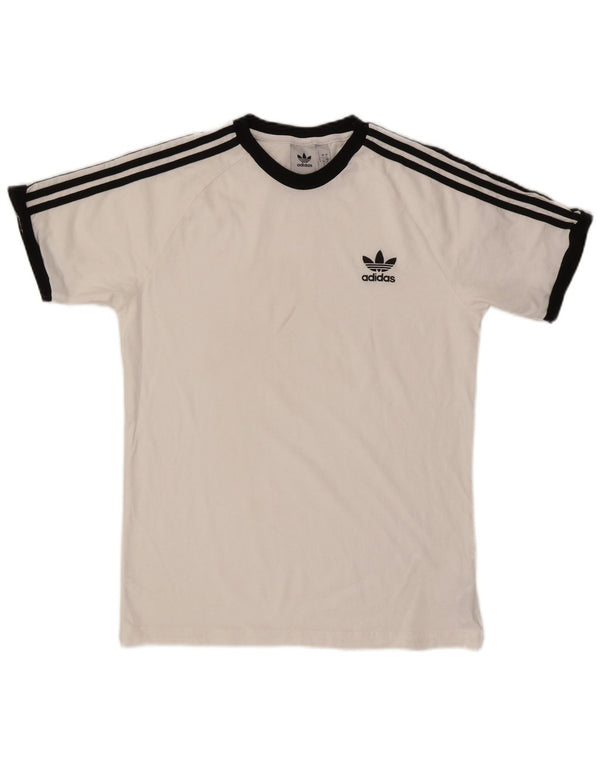Maglietta Adidas da uomo Top Large in cotone bianco