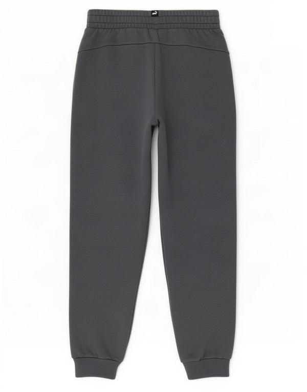Pantaloni da tuta con grafica Puma da ragazzo, pantaloni da jogging, 13-14 anni, cotone grigio