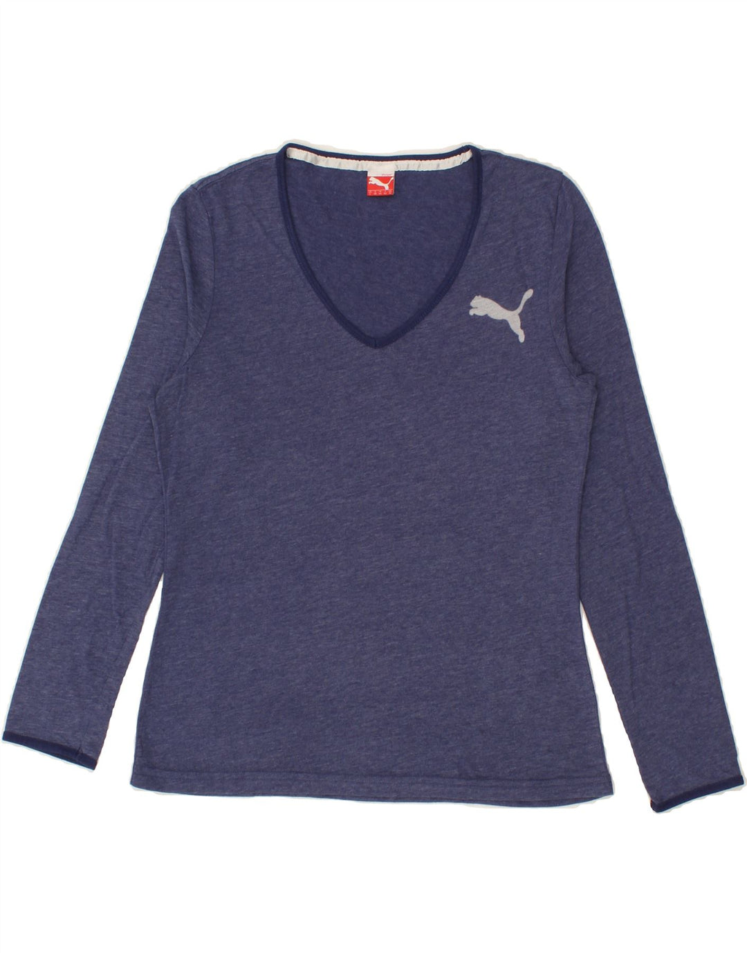PUMA Womens Graphic Top Long Sleeve UK 14 Medium Purple Vintage Puma and Second-Hand Puma from Messina Hembry 