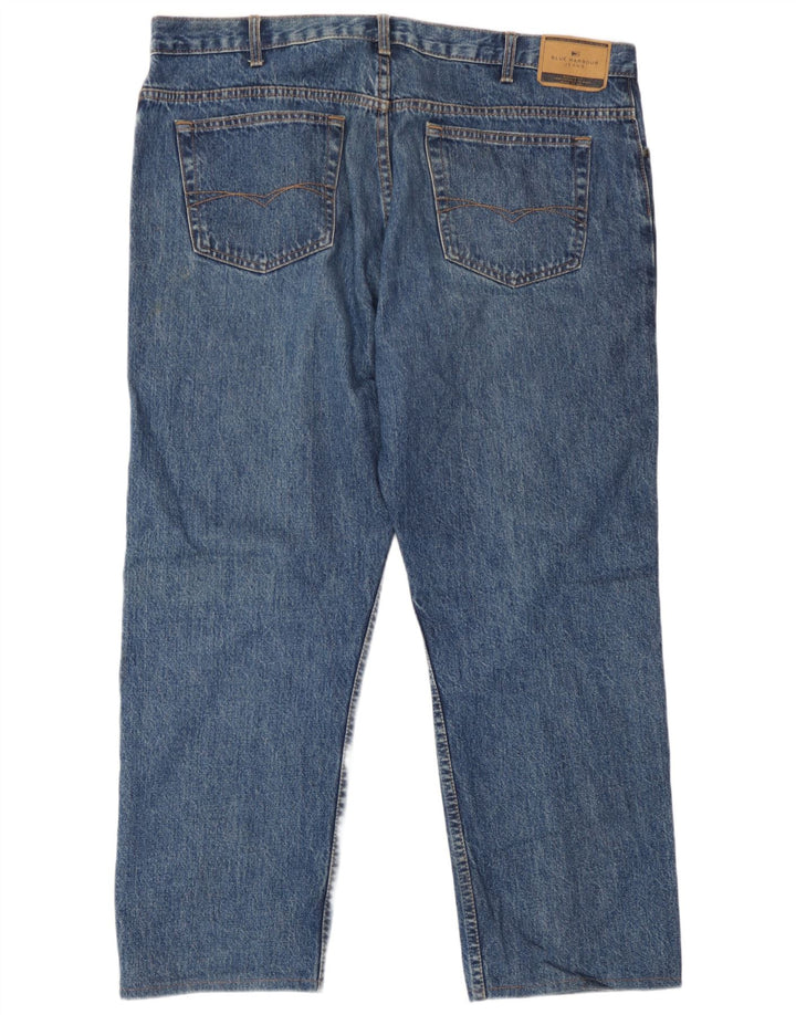 Jeans dritti da uomo Marks & Spencer Blue Harbour W40 L26 cotone blu