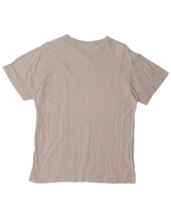 T-shirt grafica da uomo Hard Rock Cafe Praga, cotone bianco medio