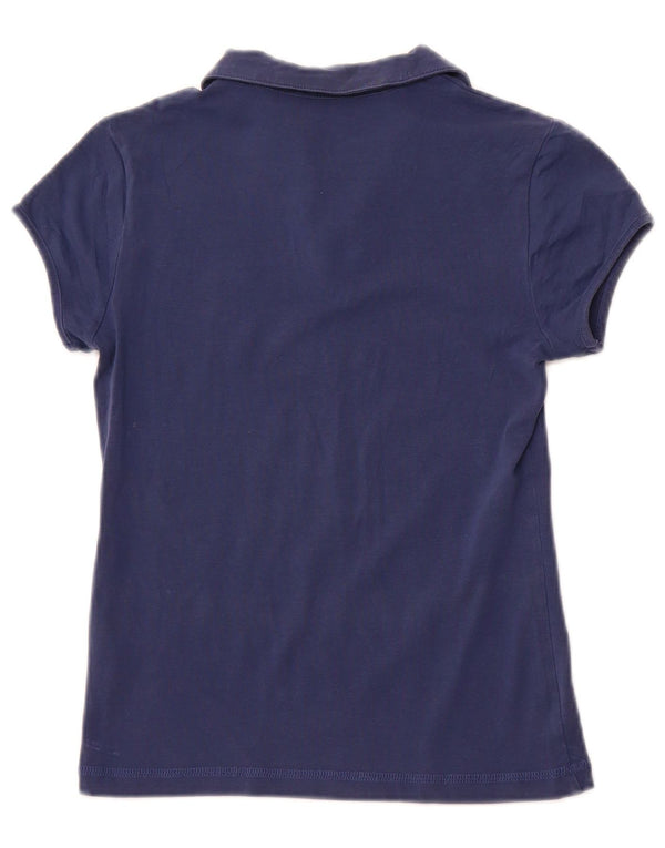 Polo per bambina LOTTO 11-12 anni piccola in cotone blu navy