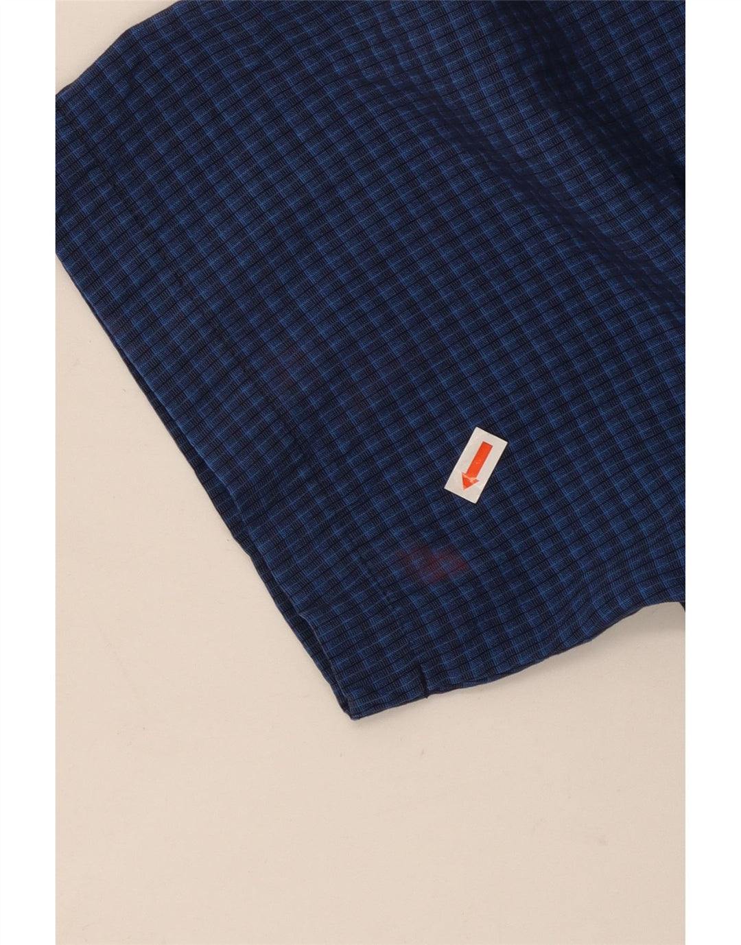 MOSSIMO Camicia a maniche corte da uomo XL Blu a quadretti Rayon