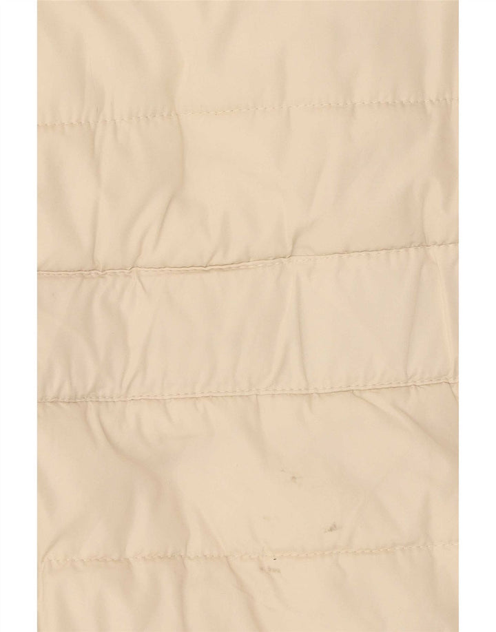 Cappotto imbottito con cappuccio da donna Zara UK 20 2XL Poliestere beige