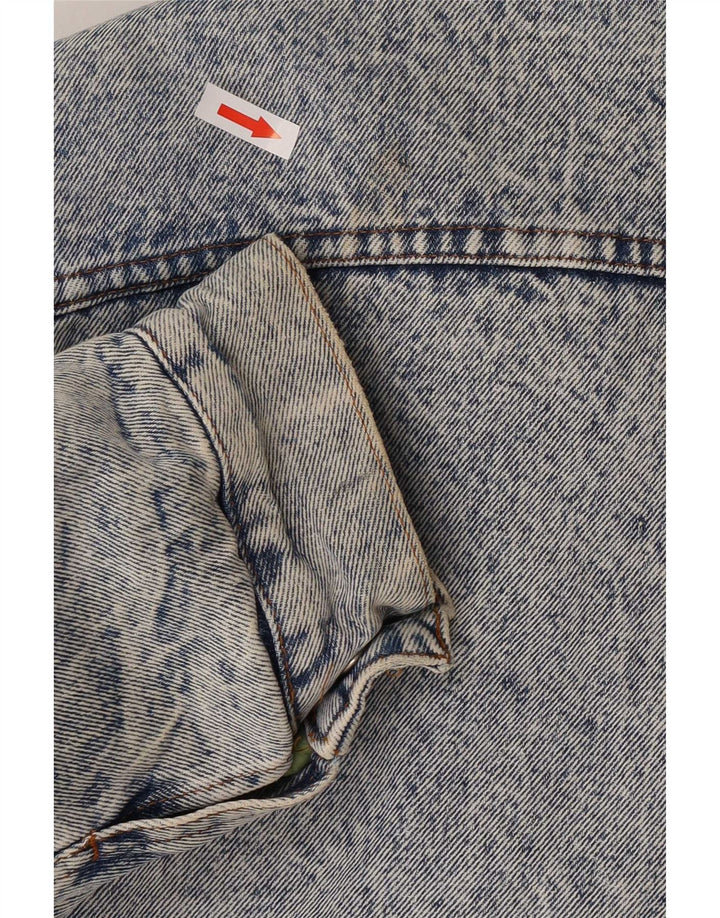 Giacca da uomo in denim Sherpa Rifle da uomo UK 40 grande blu