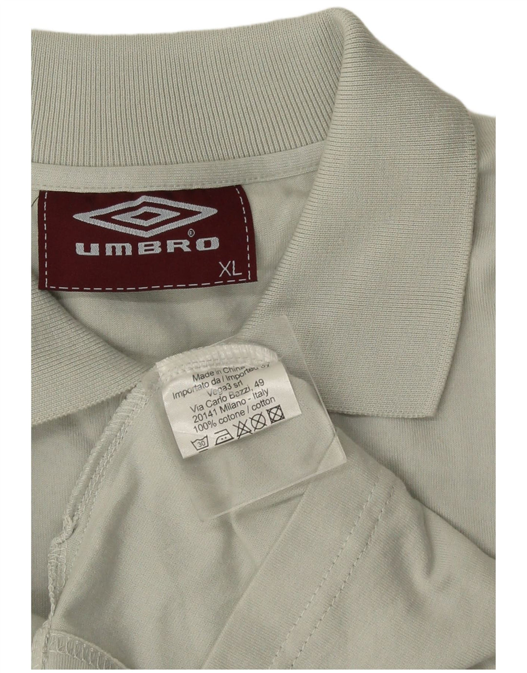Polo Umbro da uomo XL in cotone verde