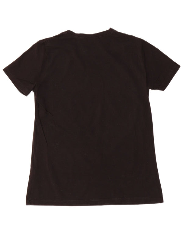 T-shirt grafica da donna Trussardi Top UK 20 2XL cotone nero