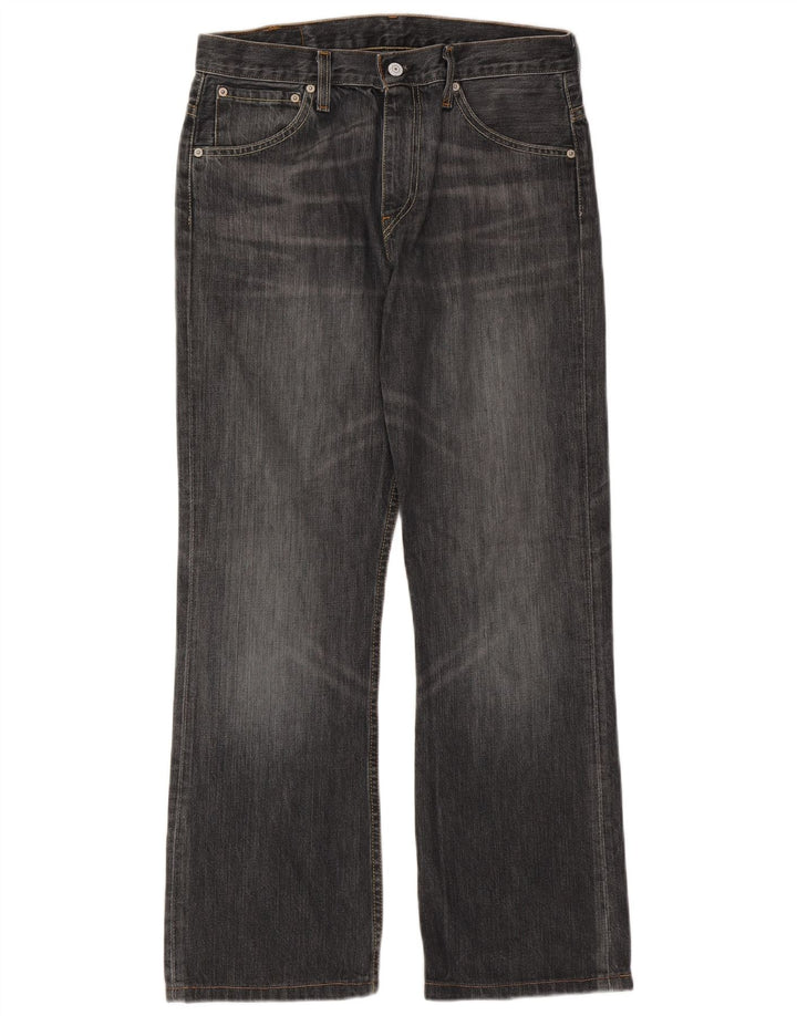 Jeans Levi's Uomo 507 Bootcut W31 L29 Cotone Nero