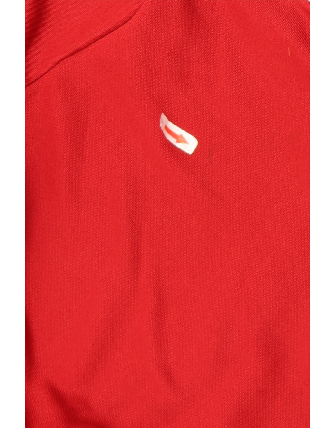 Giacca da tuta da donna Adidas UK 12/14 Poliestere rosso medio