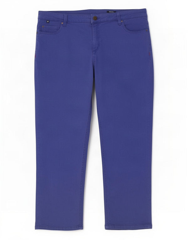 Crew Clothing Pantaloni corti da donna UK 16 Large W34 L23 Cotone blu
