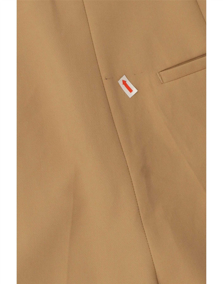 Pantaloncini casual a vita alta da donna Zara medi W28 poliestere beige