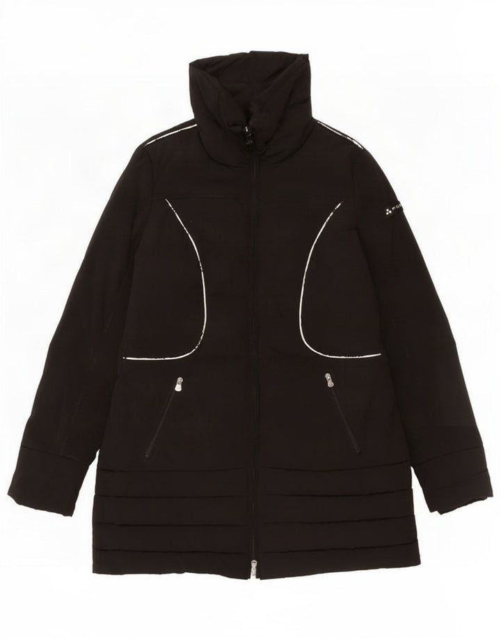 PEUTEREY Cappotto Imbottito Donna IT 46 Large Nero Nylon