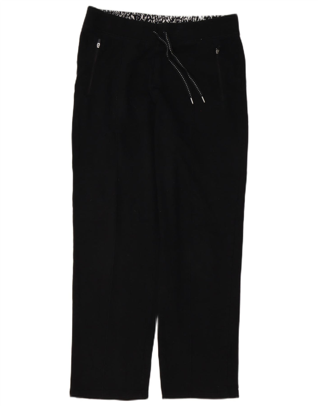 Pantaloni da tuta da donna MARKS & SPENCER UK 12 medio cotone nero