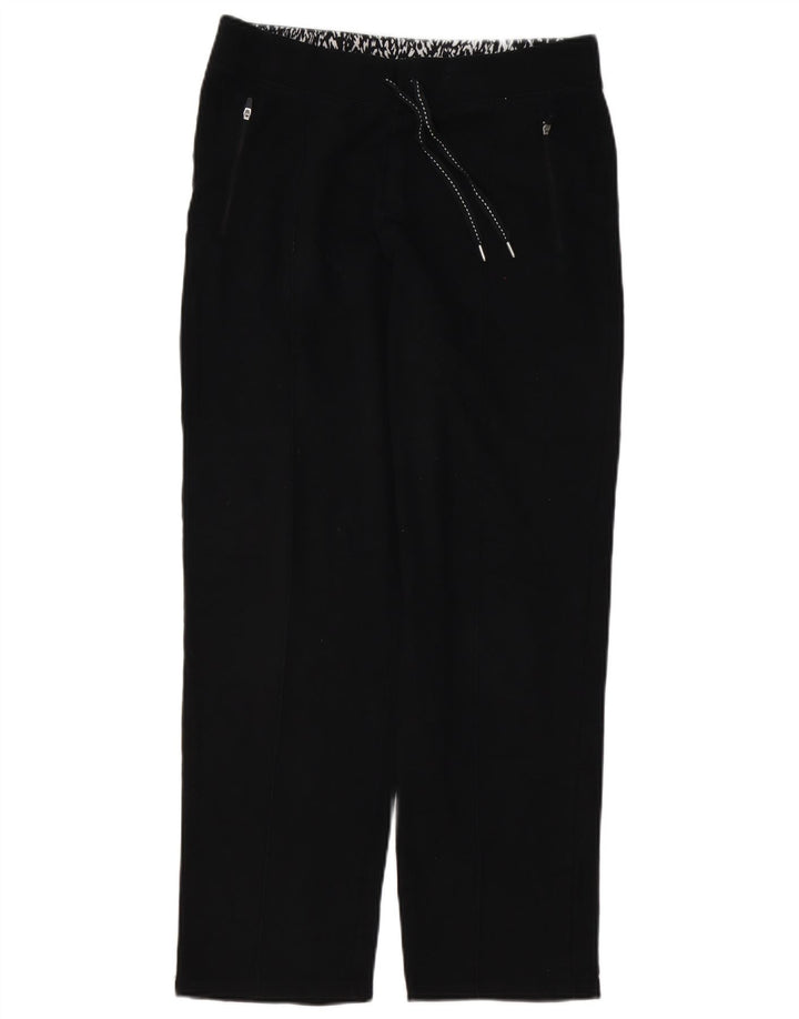 Pantaloni da tuta da donna MARKS & SPENCER UK 12 medio cotone nero
