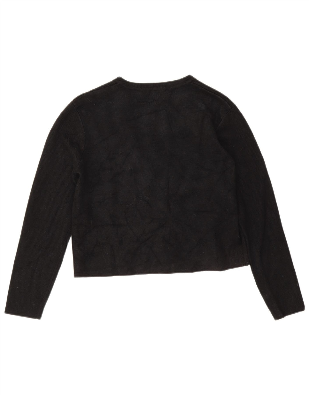 Maglione cardigan corto da donna Zara UK 10 piccolo nero