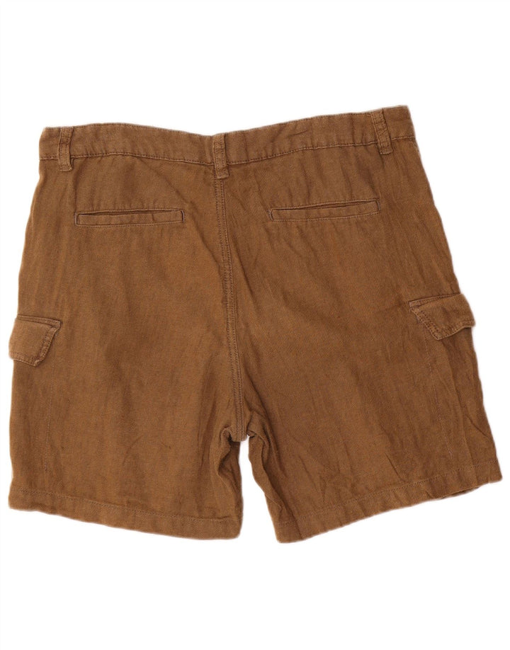 Pantaloncini cargo da uomo Zara EU 44 Large W34 Marrone