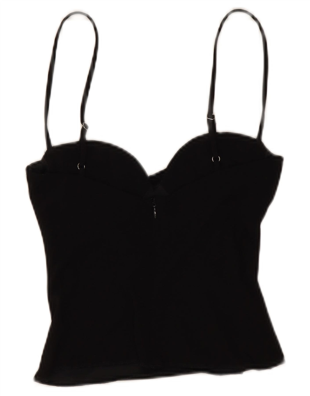 Canottiera corta corta da donna Zara UK 6 XS nera