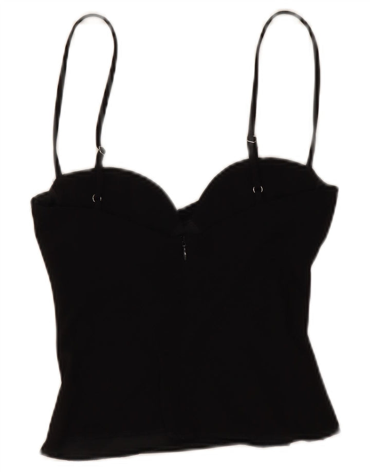Canottiera corta corta da donna Zara UK 6 XS nera