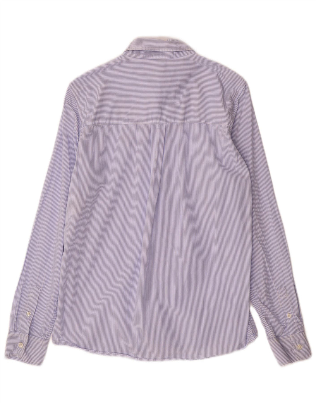 Maglia Benetton Bambino 13-14 Anni 3XL Cotone Gessato Blu