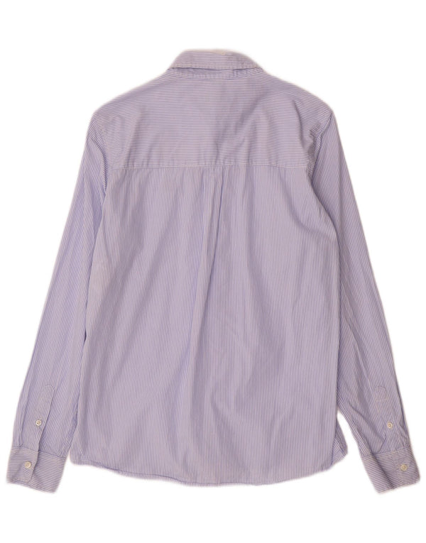 Maglia Benetton Bambino 13-14 Anni 3XL Cotone Gessato Blu