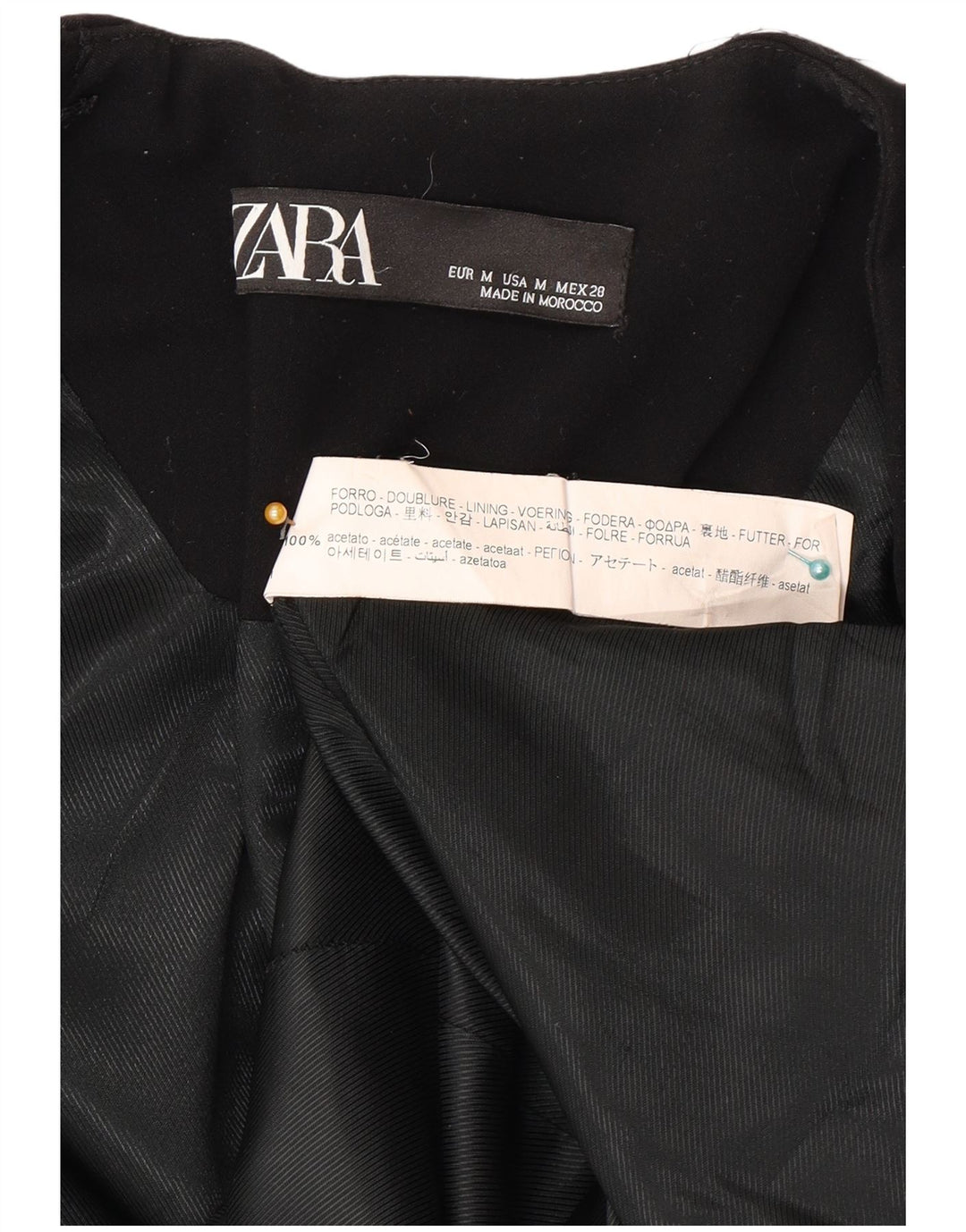 Giacca blazer da donna Zara UK 12 media nera