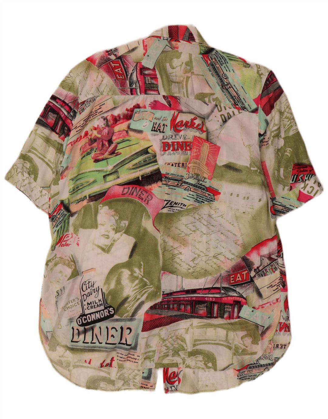 Camicia grafica da donna VERSE Camicetta EU 40 Patchwork medio multicolore