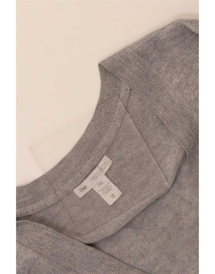 Maglione Gap da uomo con scollo a V XS in cotone grigio