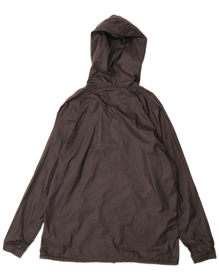 Giacca antipioggia con cappuccio da donna Adidas UK 18 XL poliestere nero
